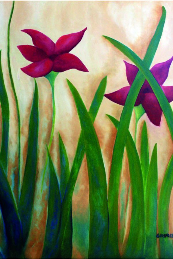 Fleurs rouges